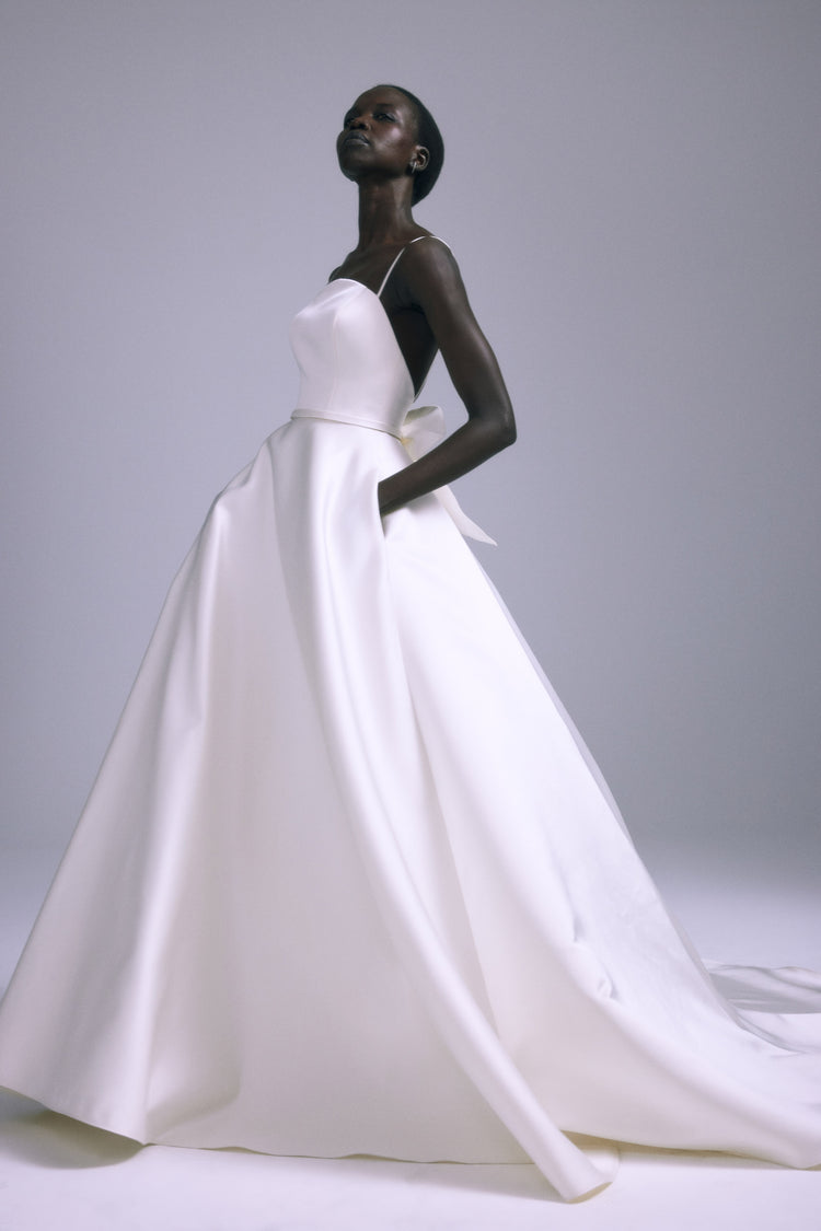 Rin, dress from Collection Bridal by Amsale, Fabric: satin