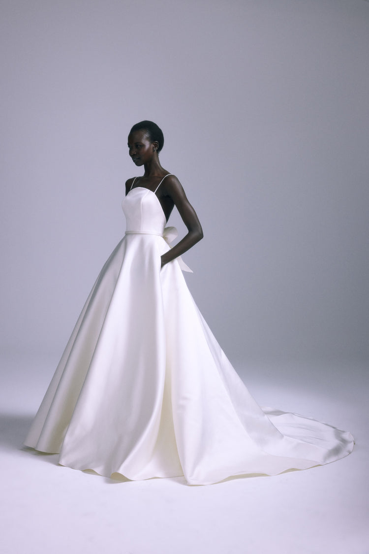 Rin, dress from Collection Bridal by Amsale, Fabric: satin
