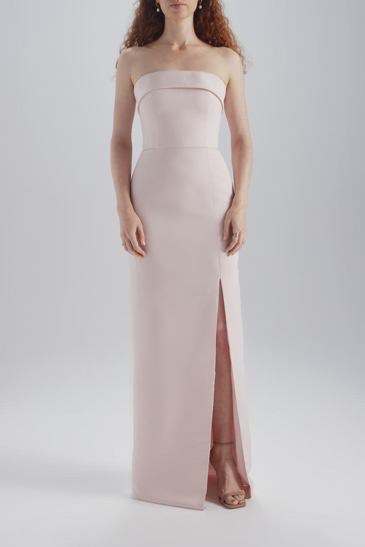 Chase, dress from Collection Bridesmaids by Amsale, Fabric: faille