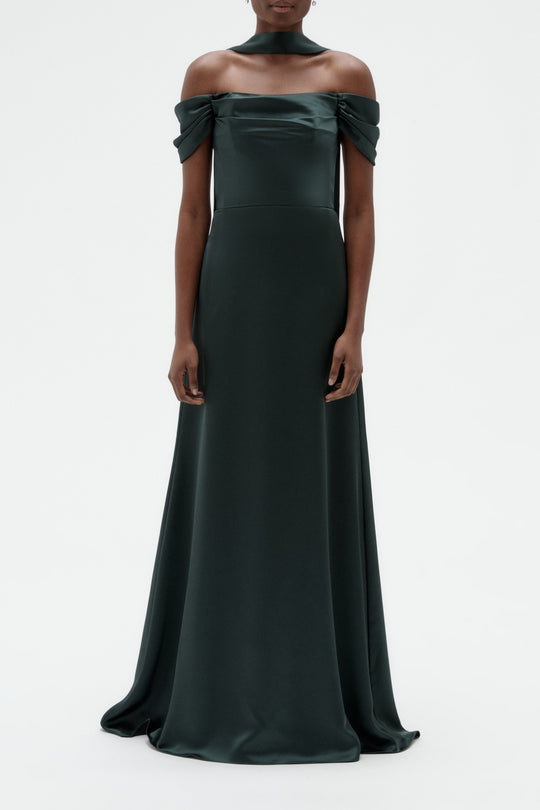 Daphne, $340, dress from Collection Bridesmaids by Amsale, Fabric: fluid-satin