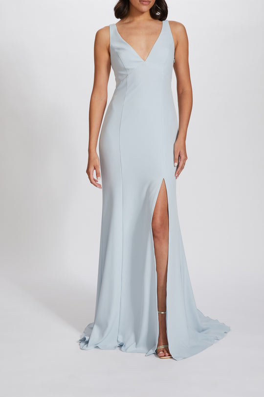 Fia, $300, dress from Collection Bridesmaids by Amsale, Fabric: crepe
