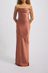 Inara, dress from Collection Bridesmaids by Amsale, Fabric: fluid-satin