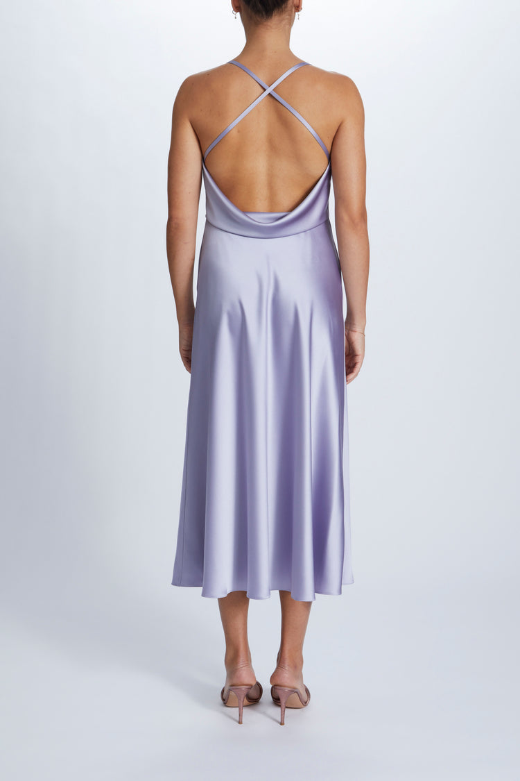 Lottie, dress from Collection Bridesmaids by Amsale, Fabric: fluid-satin