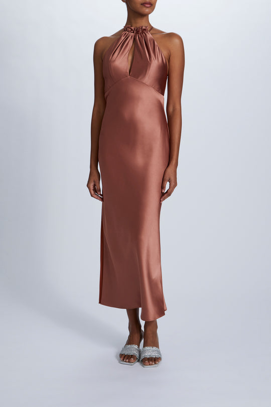 Orla, $300, dress from Collection Bridesmaids by Amsale, Fabric: fluid-satin