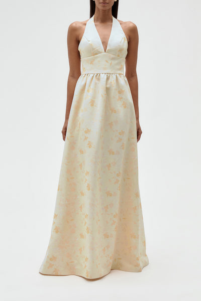 amsale gold bridesmaid dress Amsale Gold Sequin Formal Bridesmaid Dress