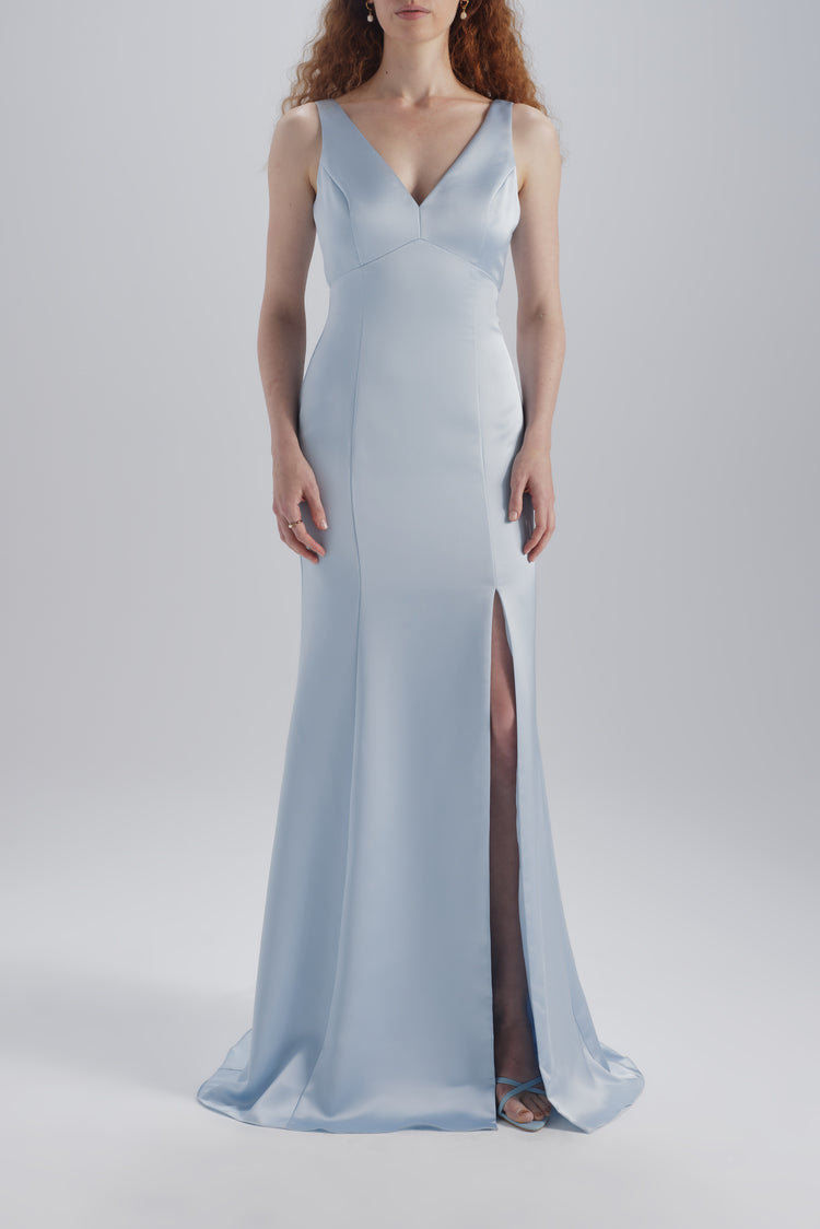 Tiana, dress from Collection Bridesmaids by Amsale, Fabric: fluid-satin