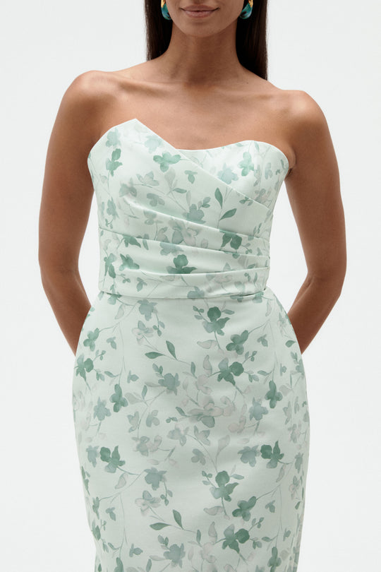 Tilda, $360, dress from Collection Bridesmaids by Amsale, Fabric: faille