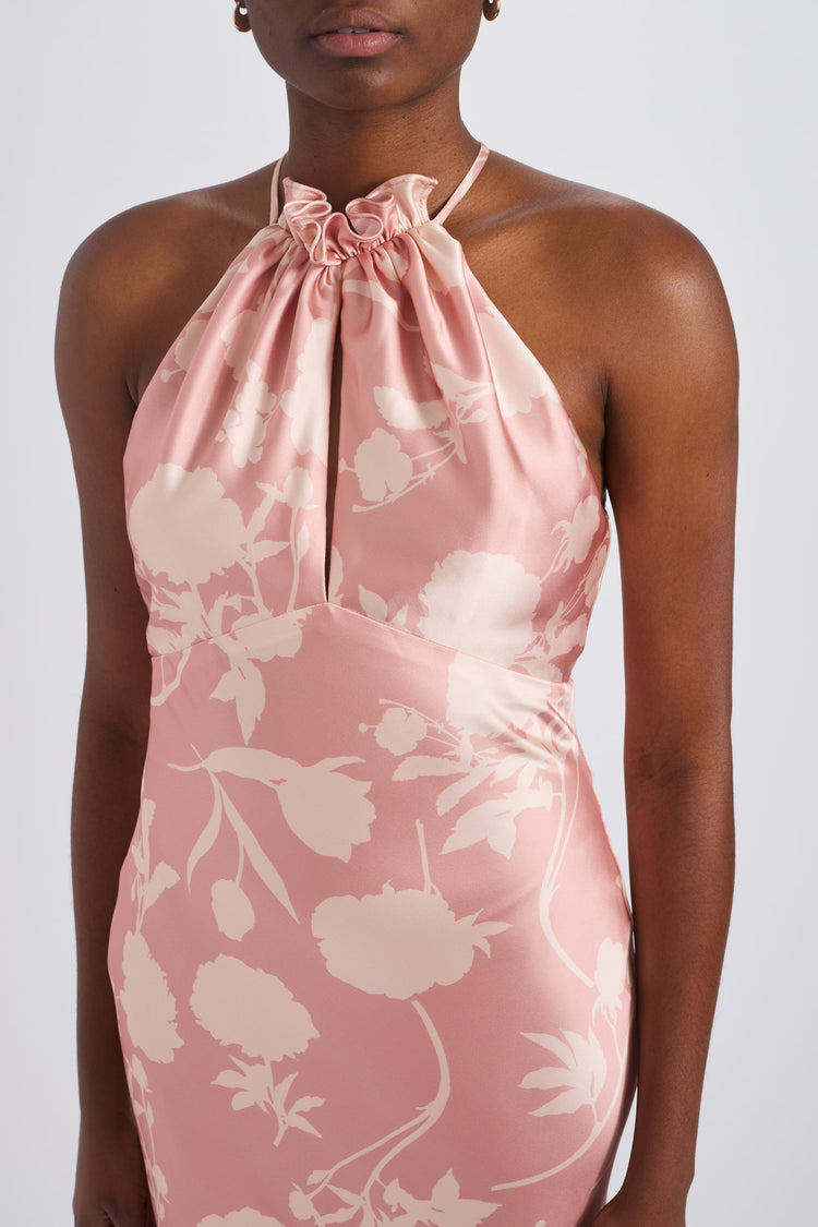 Vida, dress from Collection Bridesmaids by Amsale, Fabric: print-fluid-satin
