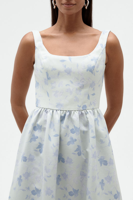 Winslow, $360, dress from Collection Bridesmaids by Amsale, Fabric: faille