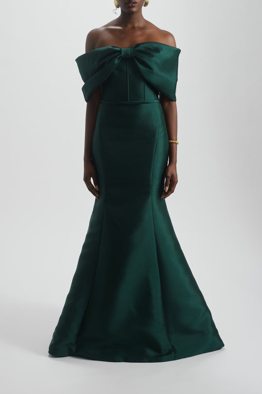 P851M - Hunter, $895, dress by color from Collection Evening by Amsale