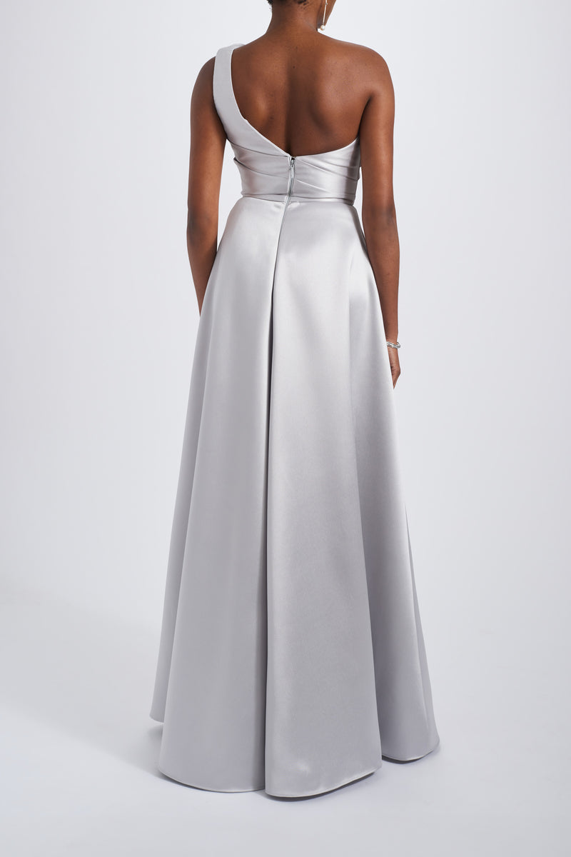 One-Shoulder Mikado Gown – Amsale