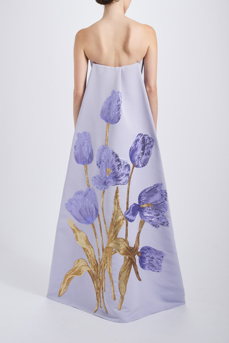 P814A - Lilac, dress by color from Collection Evening by Amsale