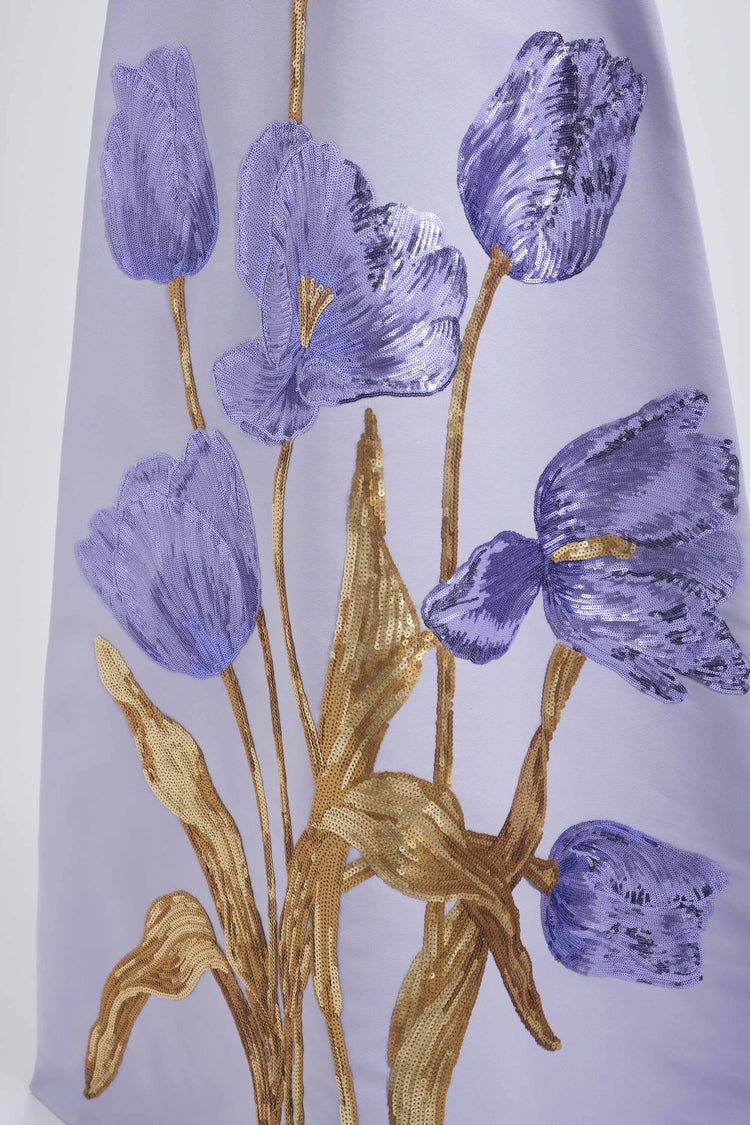 P814A - Lilac, dress by color from Collection Evening by Amsale