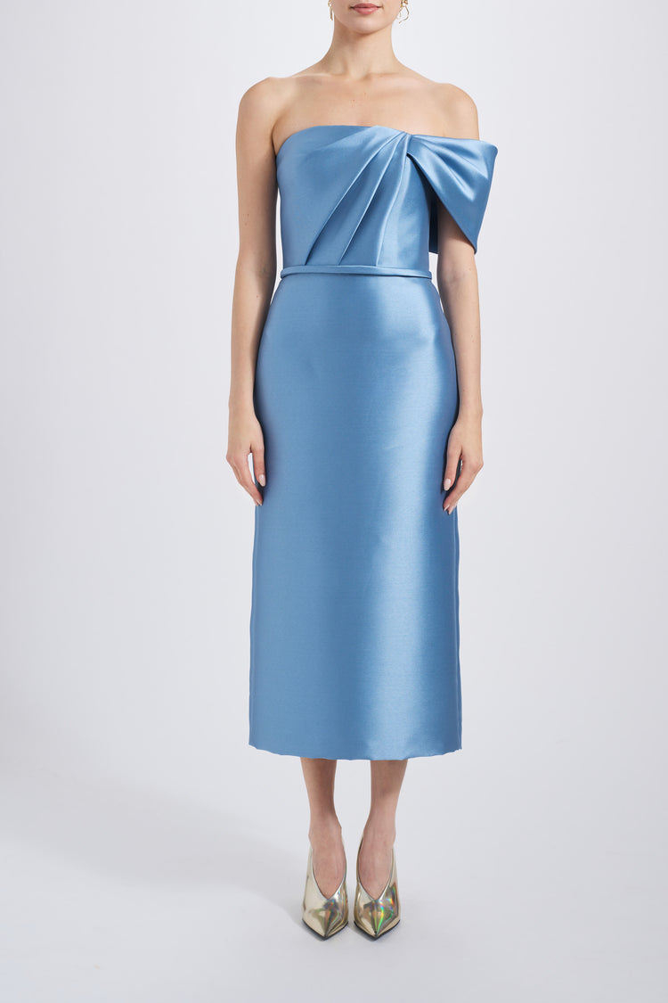bow off shoulder dress Bow Cocktail Dress