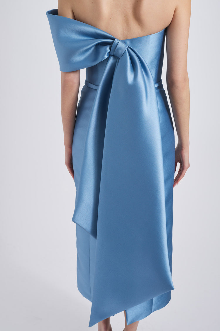 Bow Cocktail Dress, dress from Collection Evening by Amsale, Fabric: mikado