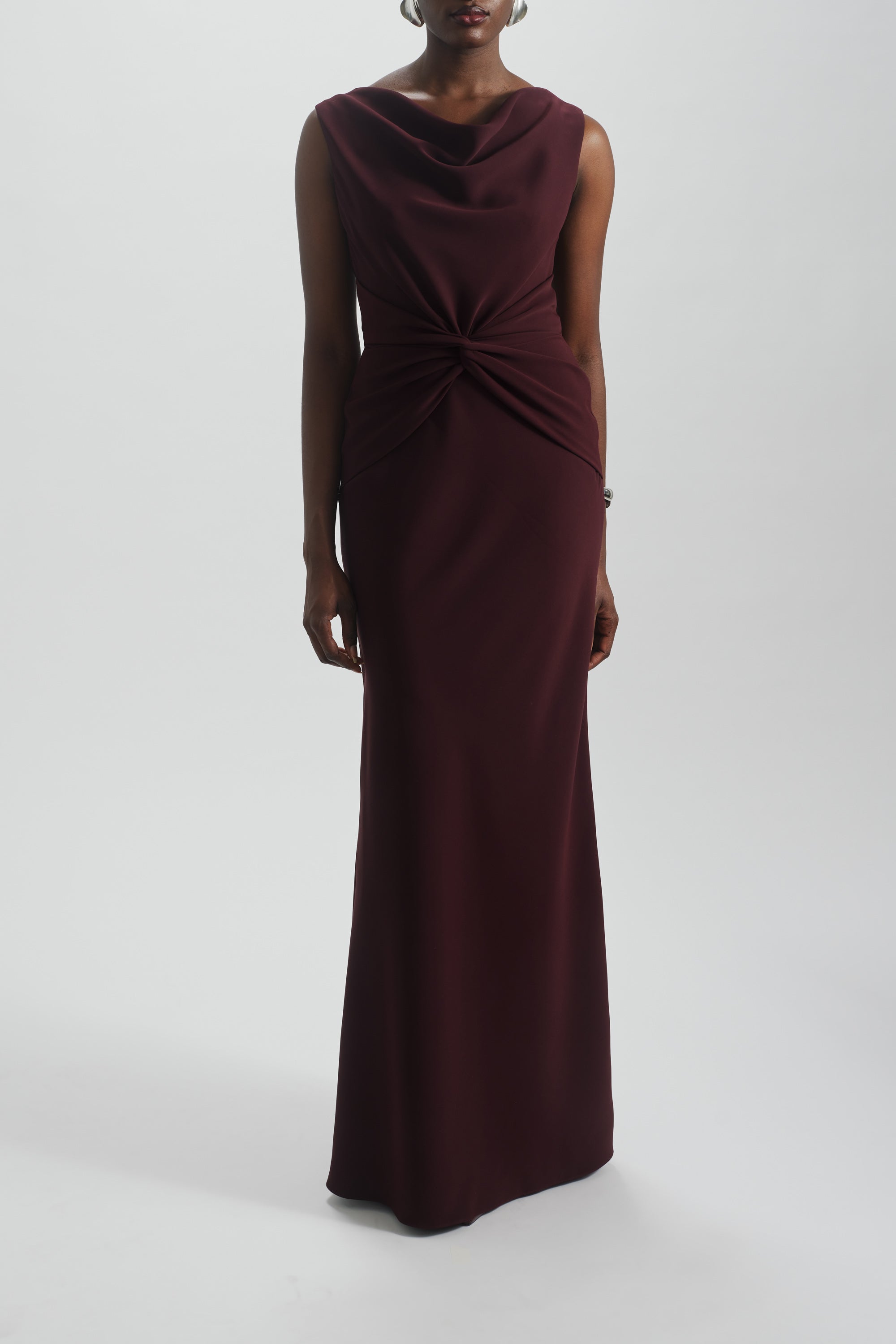 Twist Crepe Dress Ruby / 16 | Amsale Twist Crepe Dress Ruby / 16 | Amsale