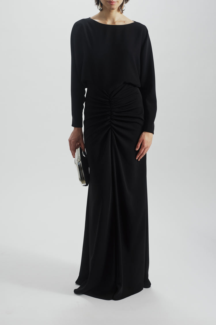 Dolman Sleeve Dress, dress from Collection Evening by Amsale, Fabric: crepe