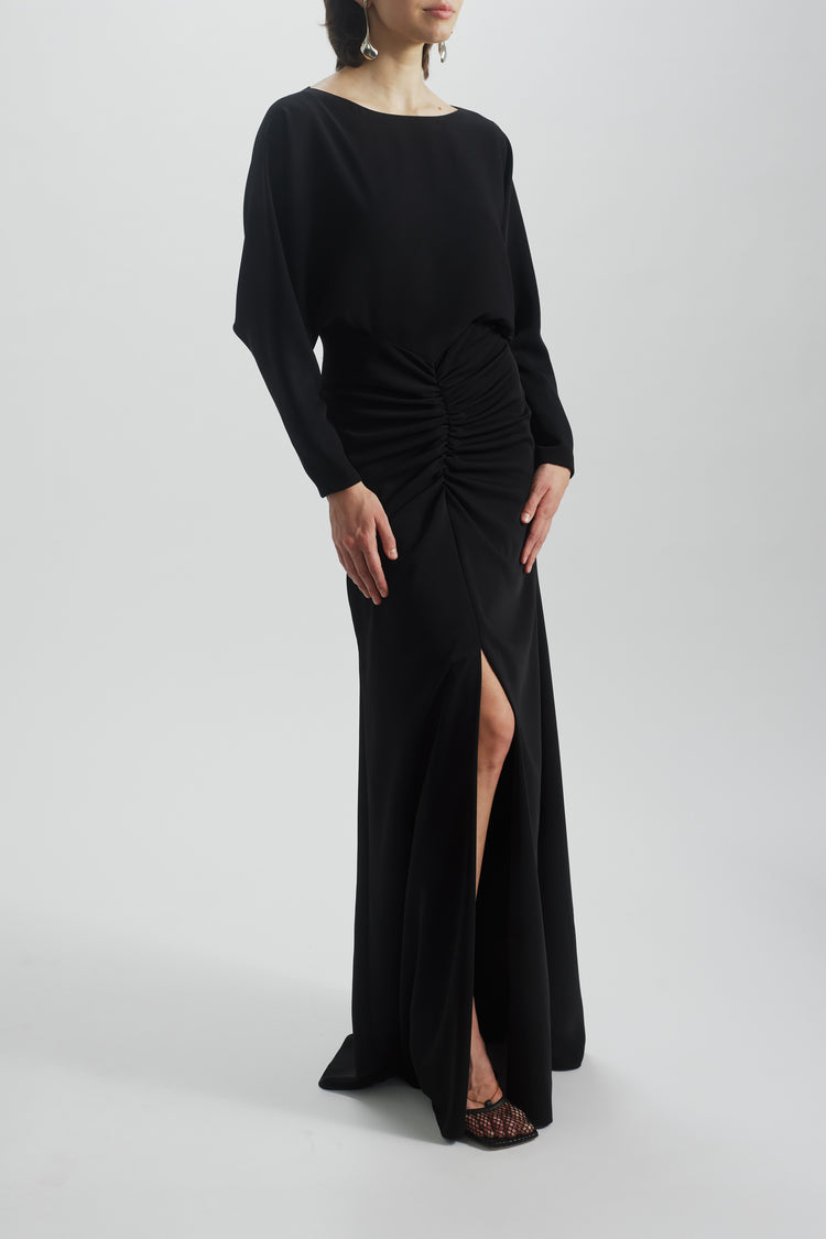 Dolman Sleeve Dress Black / 6 | Amsale Dolman Sleeve Dress Black / 6 | Amsale