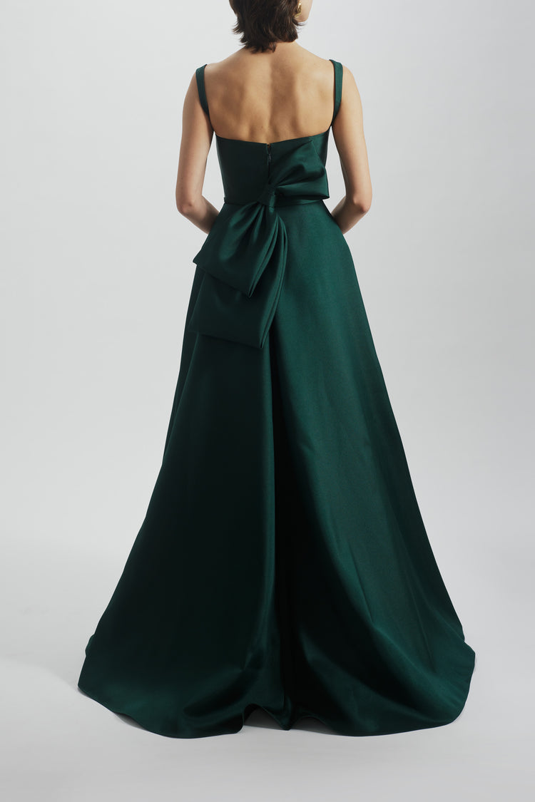 Square Neckline Gown, dress from Collection Evening by Amsale, Fabric: mikado