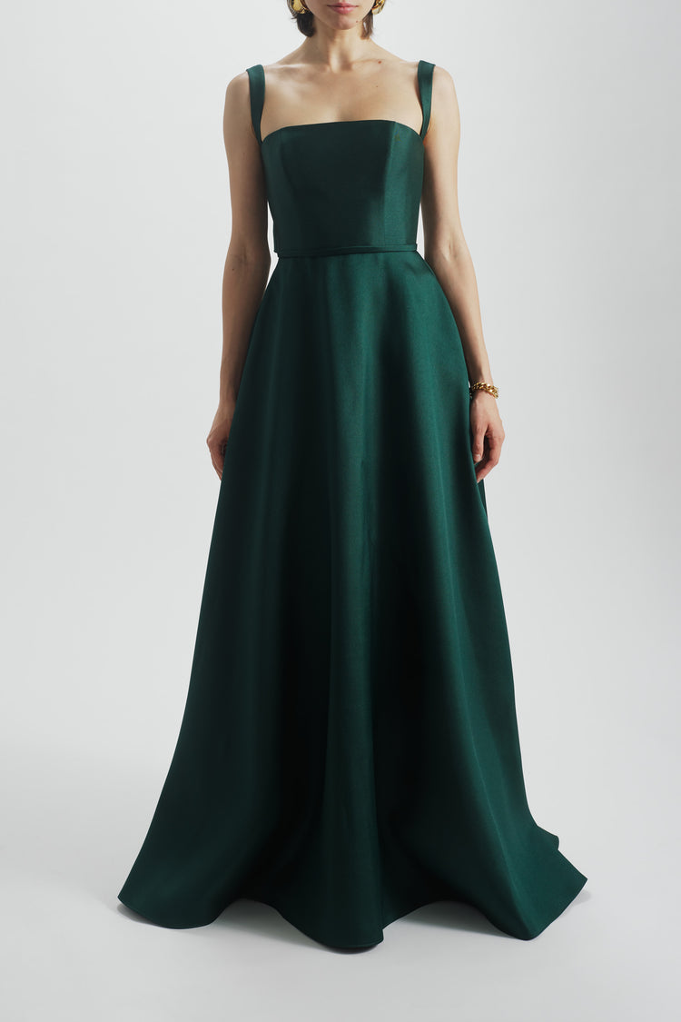 Square Neckline Gown, dress from Collection Evening by Amsale, Fabric: mikado