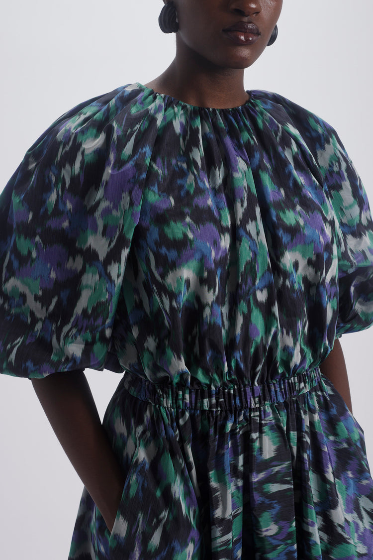 Ballon Sleeve Dress, dress from Collection Evening by Amsale, Fabric: taffeta