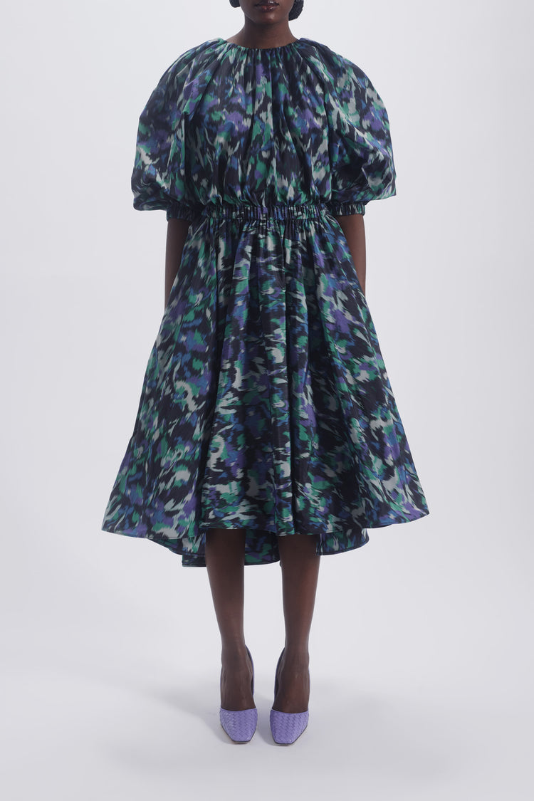 Ballon Sleeve Dress, dress from Collection Evening by Amsale, Fabric: taffeta