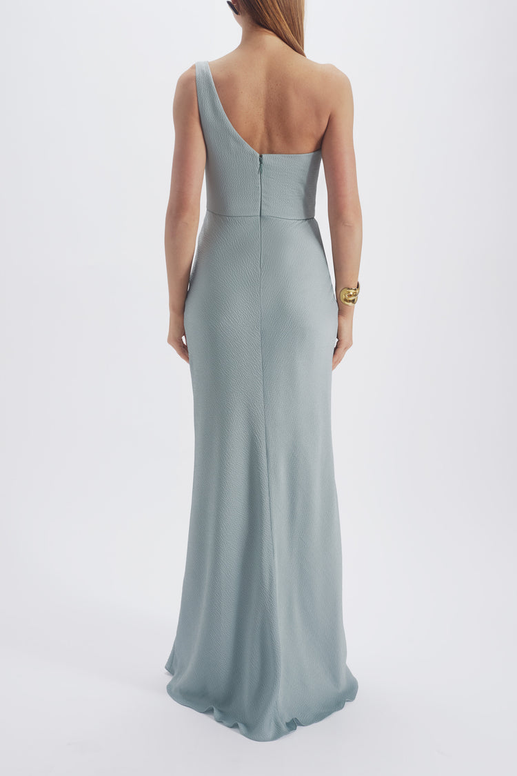 Hammered Satin Gown, dress from Collection Evening by Amsale, Fabric: hammered-satin