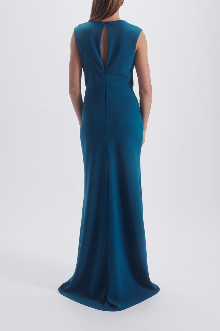 Twisted Drape Gown, dress from Collection Evening by Amsale, Fabric: crepe