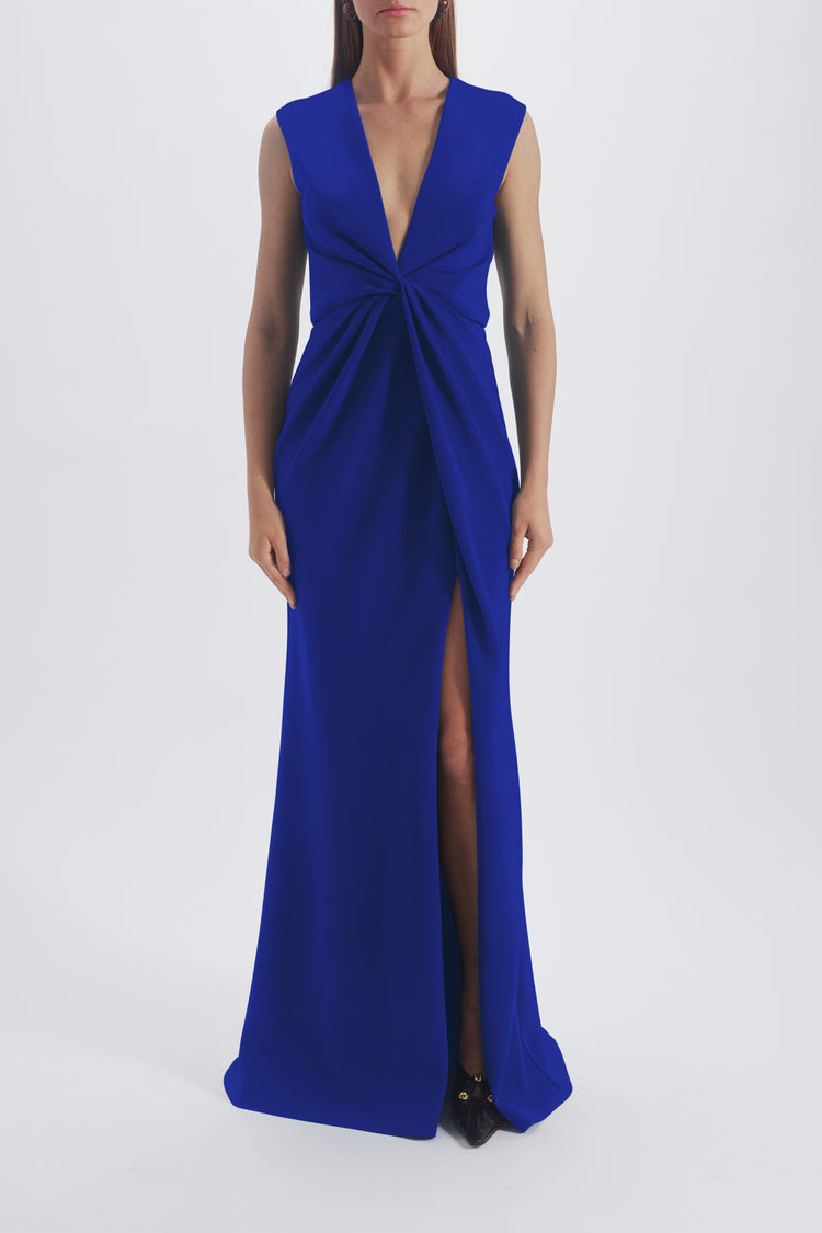 Twisted Drape Gown, dress from Collection Evening by Amsale, Fabric: crepe