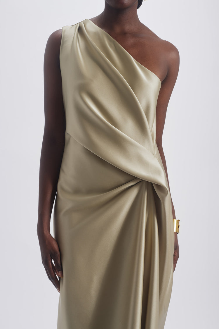 Asymmetric Drape Dress | Amsale Asymmetric Drape Dress | Amsale