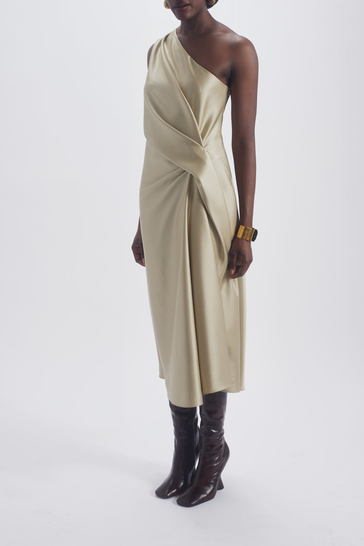 Asymmetric Drape Dress | Amsale Asymmetric Drape Dress | Amsale