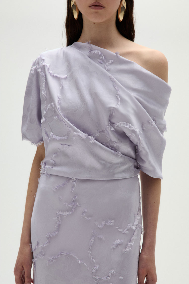 Jacquard Slouch Dress, dress from Collection Evening by Amsale, Fabric: jacquard