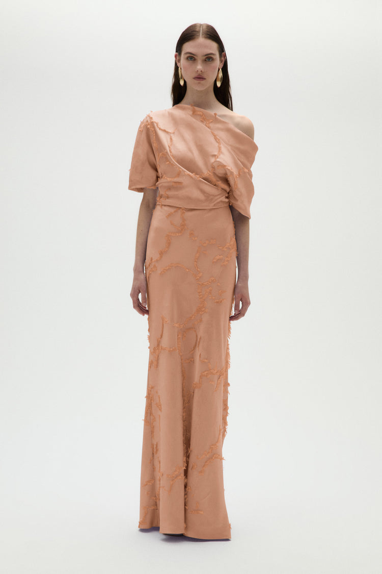 Jacquard Slouch Dress, dress from Collection Evening by Amsale, Fabric: jacquard