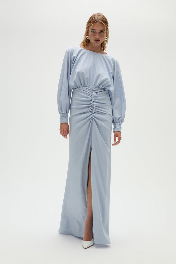 Product Pebble Crepe Gathered Gown Image