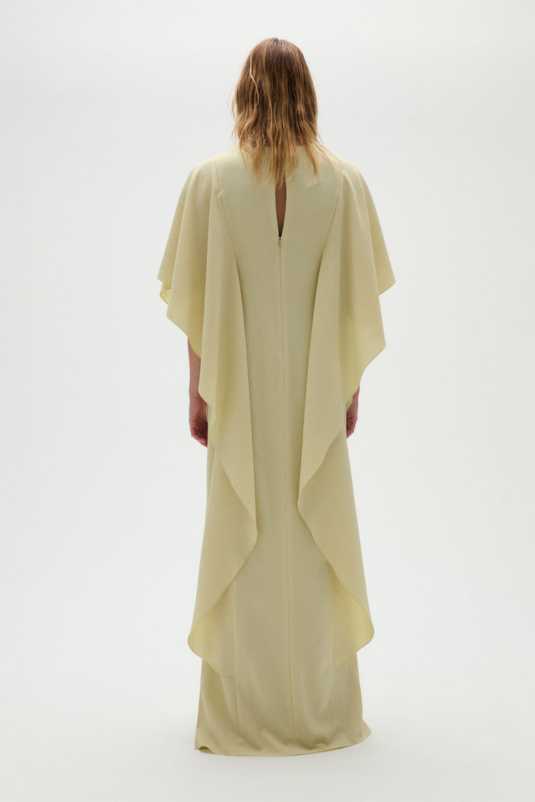 Pebble Crepe Kaftan, dress from Collection Evening by Amsale, Fabric: crepe
