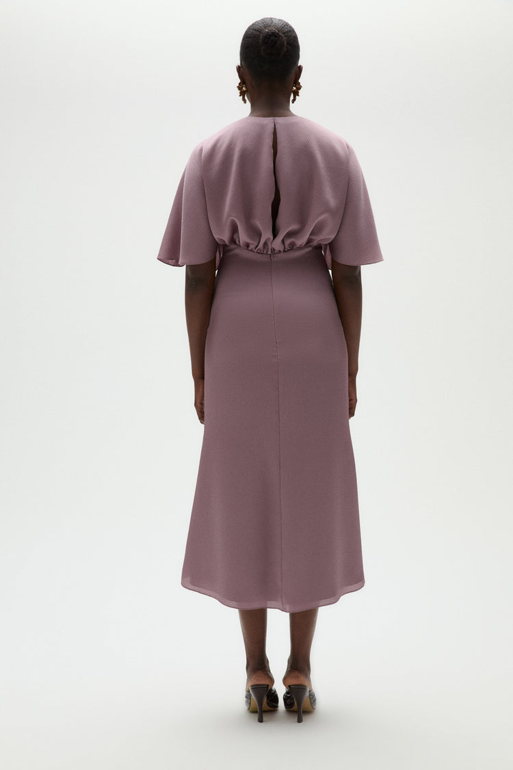 empire waist mother of the bride dresses Hammered Satin Cocktail Dress