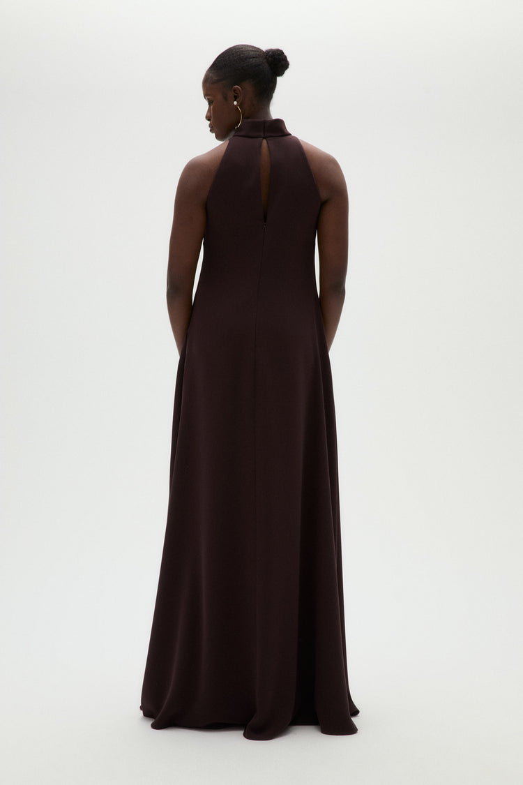 Technical Crepe Trapeze Gown, dress from Collection Evening by Amsale, Fabric: crepe