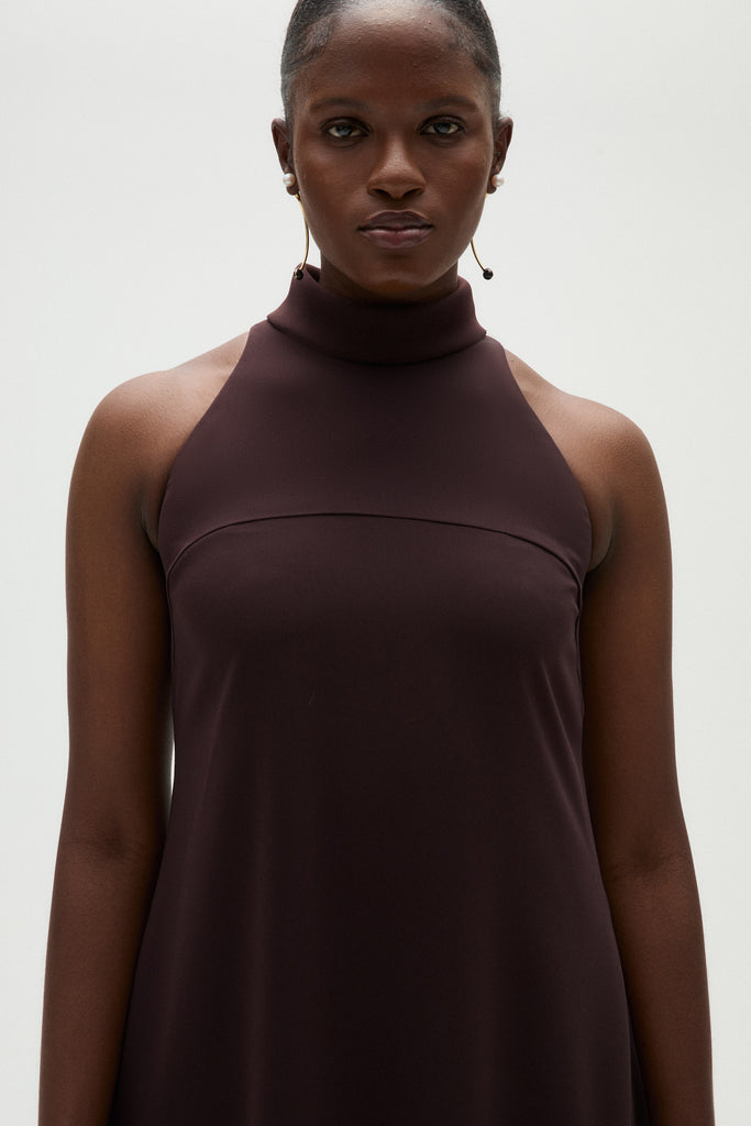 Product Technical Crepe Trapeze Gown Image