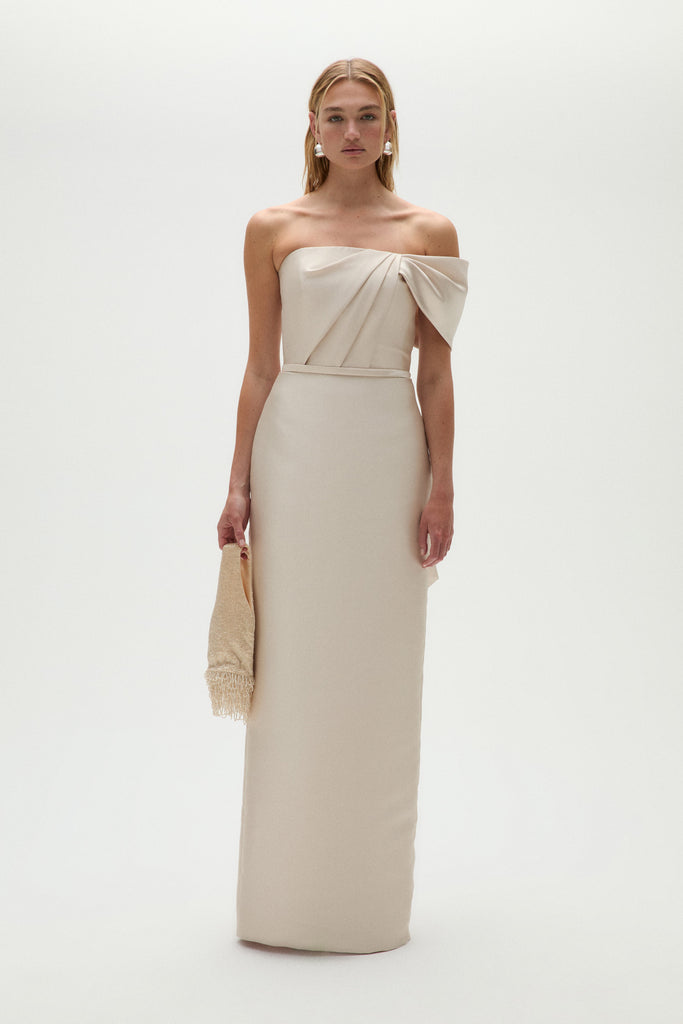 Product Mikado Bow Column Gown Image