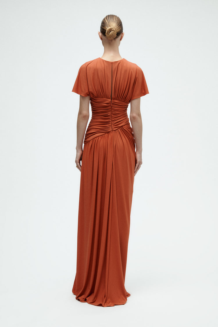 Asymmetric Jersey Gown, dress from Collection Evening by Amsale, Fabric: jersey