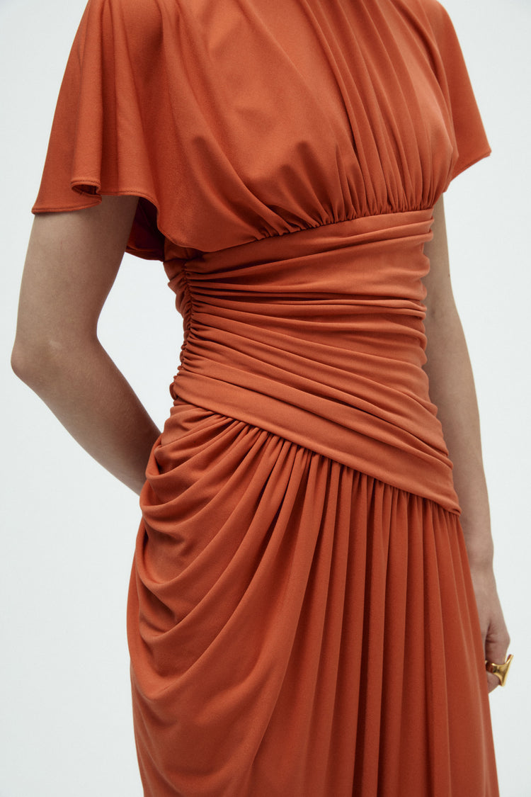 Asymmetric Jersey Gown, dress from Collection Evening by Amsale, Fabric: jersey