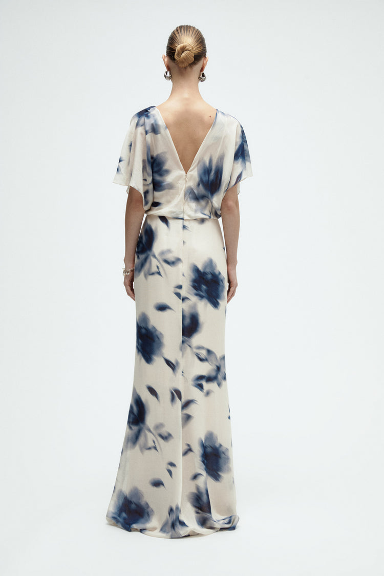 Floral Printed Gauze Dress, dress from Collection Evening by Amsale