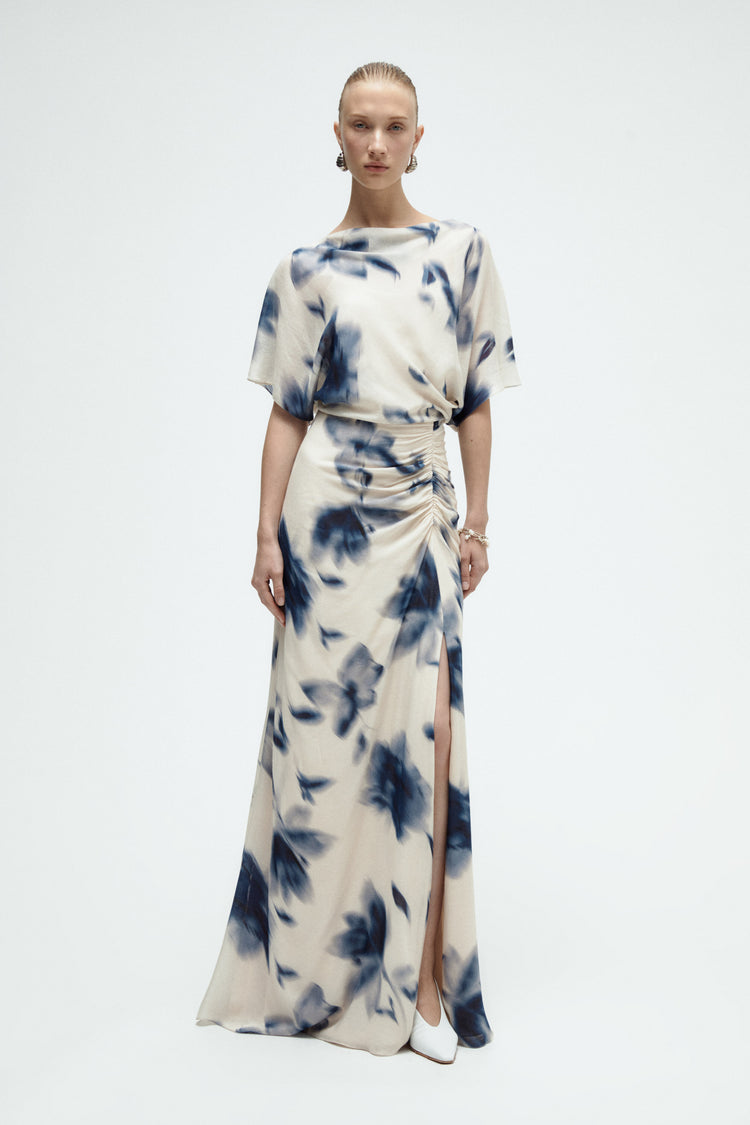 Floral Printed Gauze Dress, dress from Collection Evening by Amsale