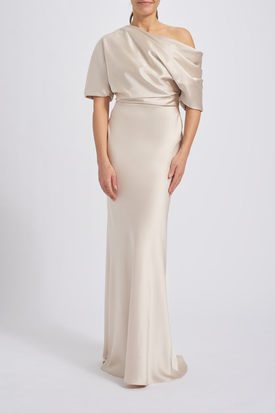P359S - Champagne, $495, dress by color from Collection Evening by Amsale