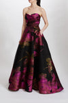 P575 - Lilac-Brown, dress by color from Collection Evening by Amsale