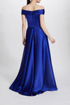 P621S - Fluid Satin Off-the-Shoulder Gown, dress from Collection Evening by Amsale, Fabric: fluid-satin