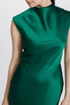 P652S - Fluid Satin Cowl Neck Gown, dress from Collection Evening by Amsale, Fabric: fluid-satin