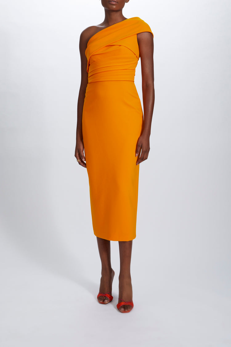 P711P - Coral, dress by color from Collection Evening by Amsale