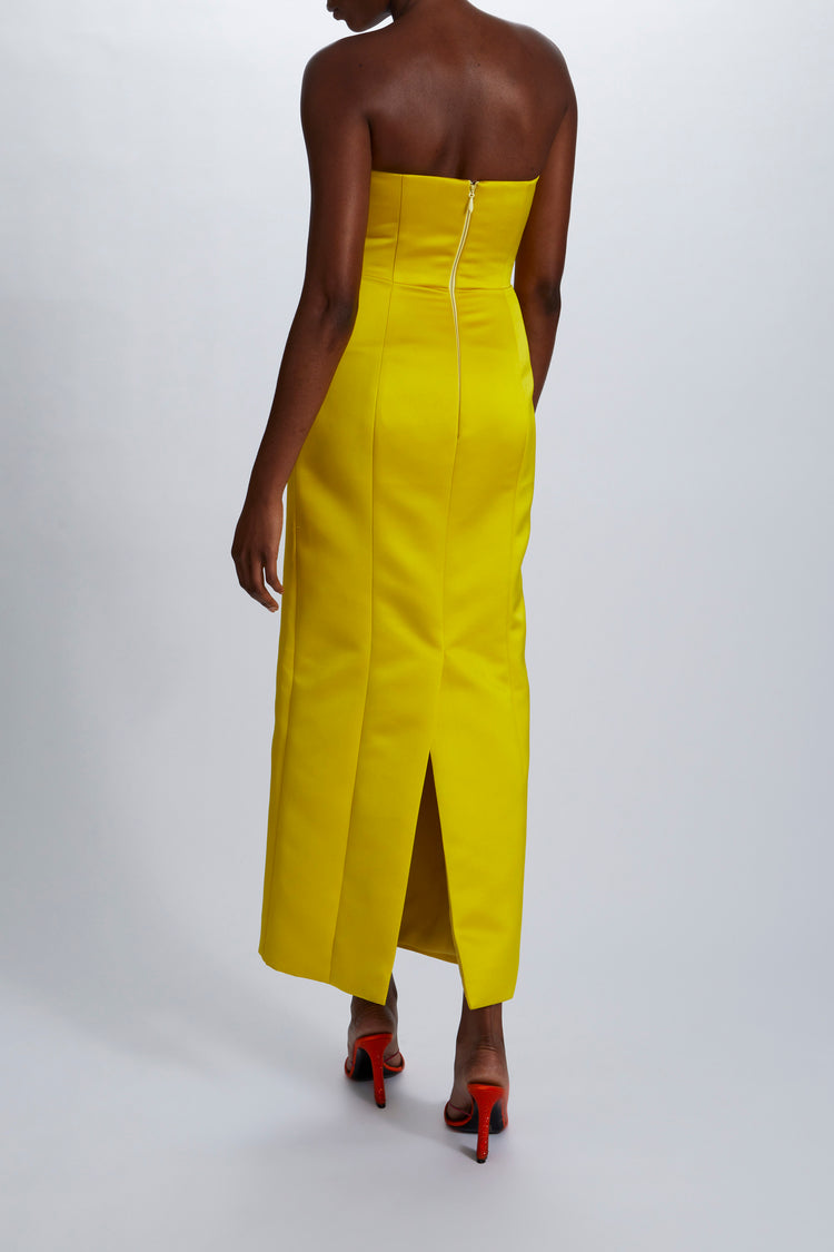 P725 - Lime, dress by color from Collection Evening by Amsale