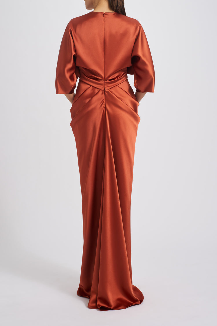 P748S - Truffle, dress by color from Collection Evening by Amsale